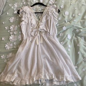 White Ruffly Dress